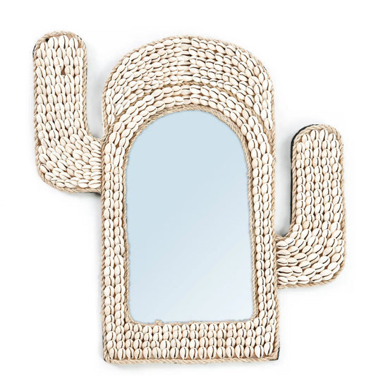 The Cactus Shell Mirror - Natural