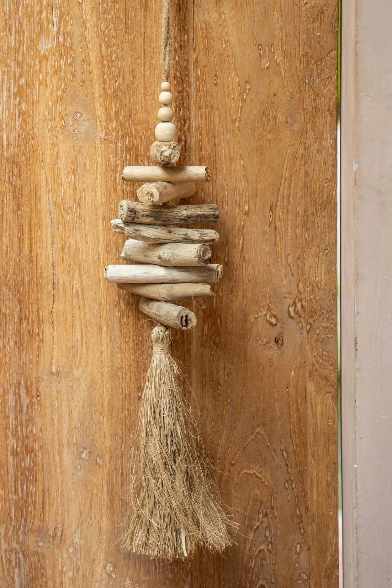 The Raffia Driftwood Hanging Decoration