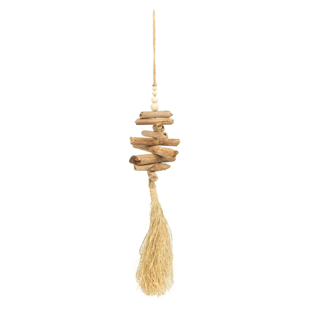 The Raffia Driftwood Hanging Decoration
