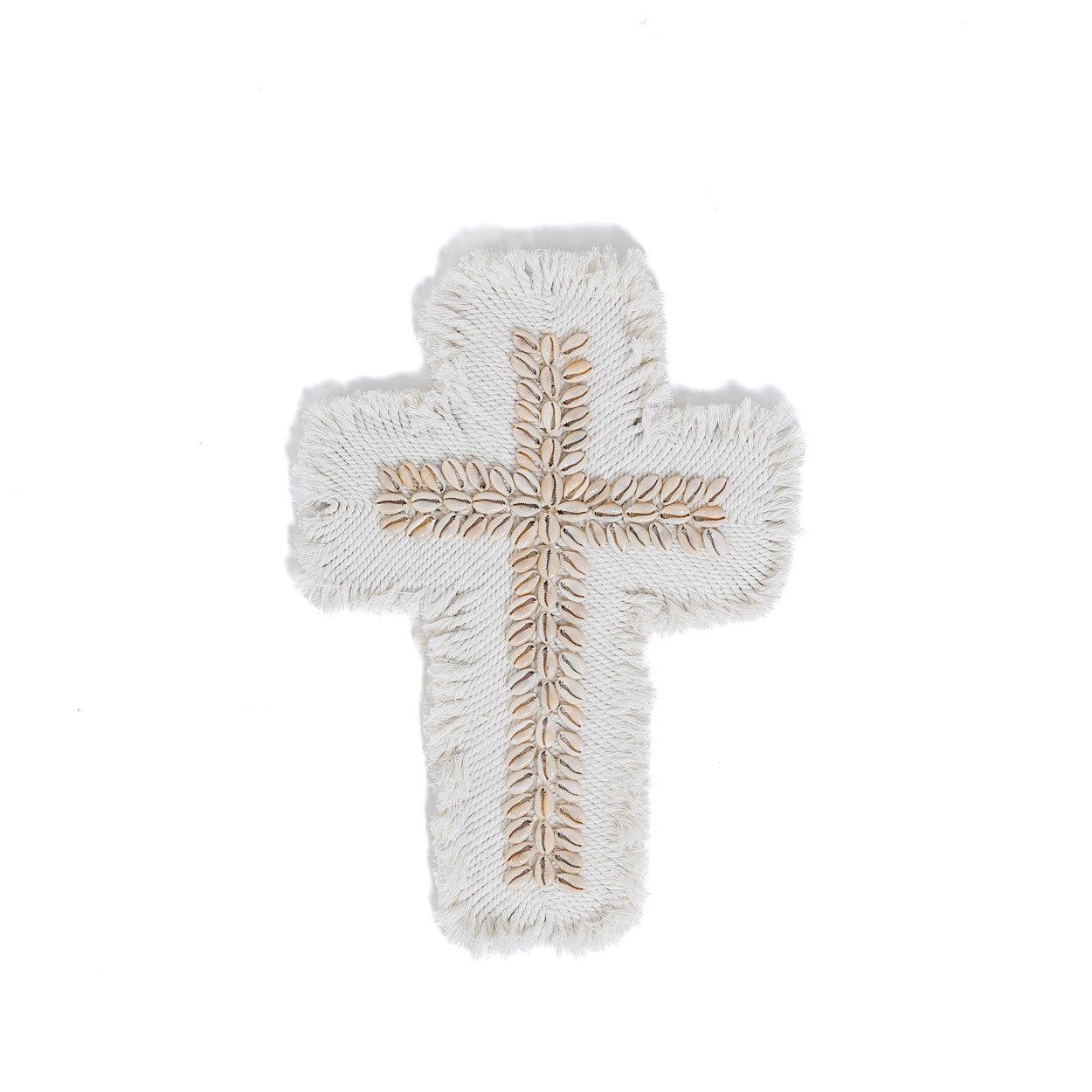 El Macrame Cross - Blanco