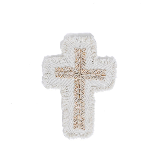El Macrame Cross - Blanco