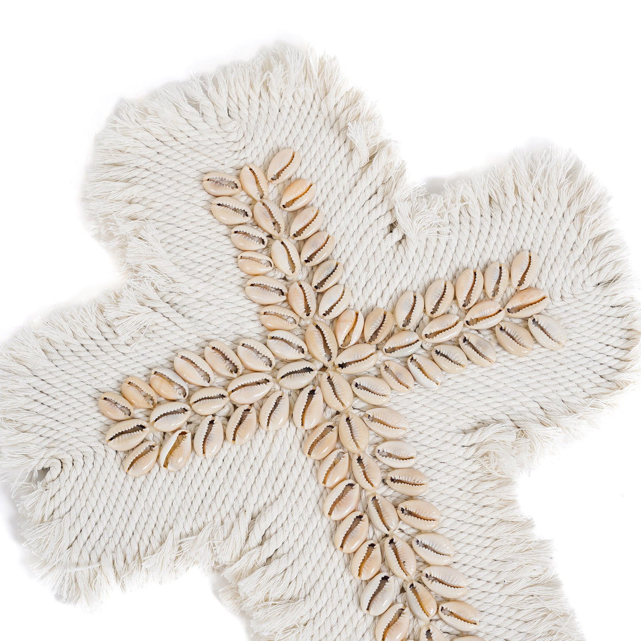 El Macrame Cross - Blanco