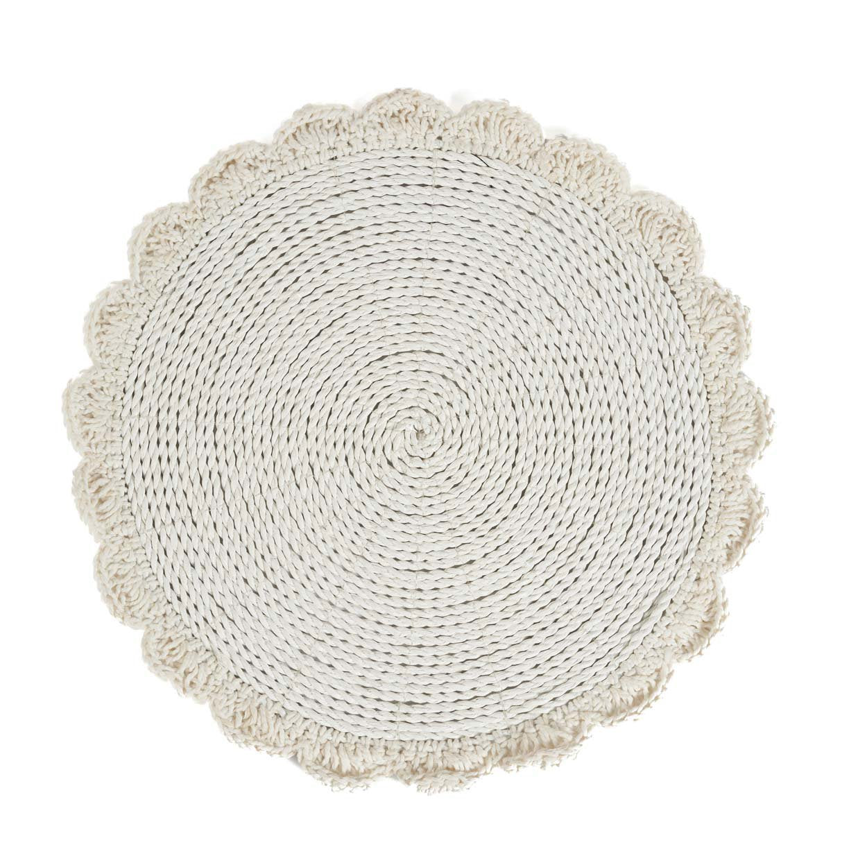 La Macrame Marriage Placemat - Natural