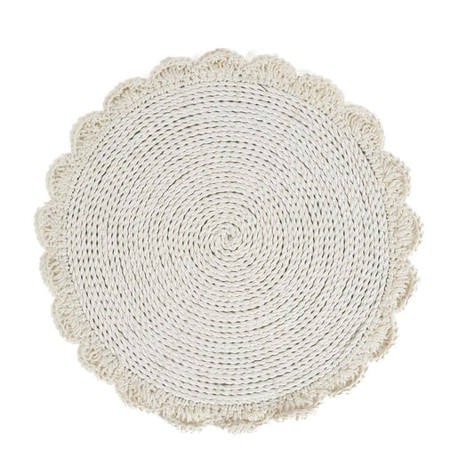 La Macrame Marriage Placemat - Natural