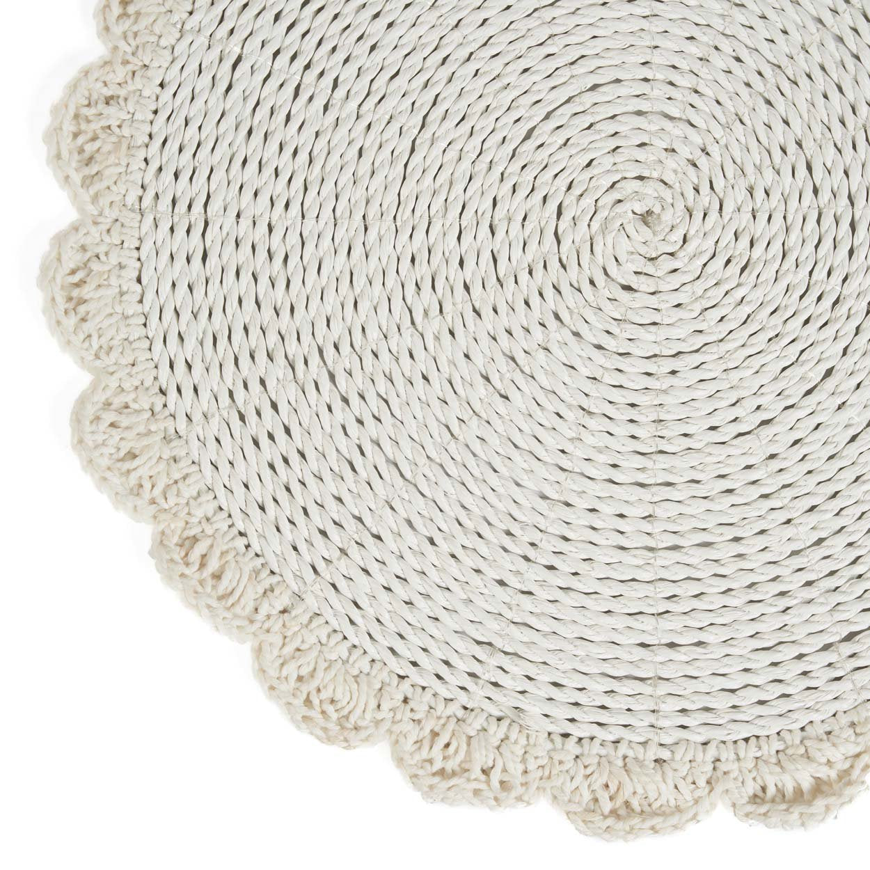 La Macrame Marriage Placemat - Natural