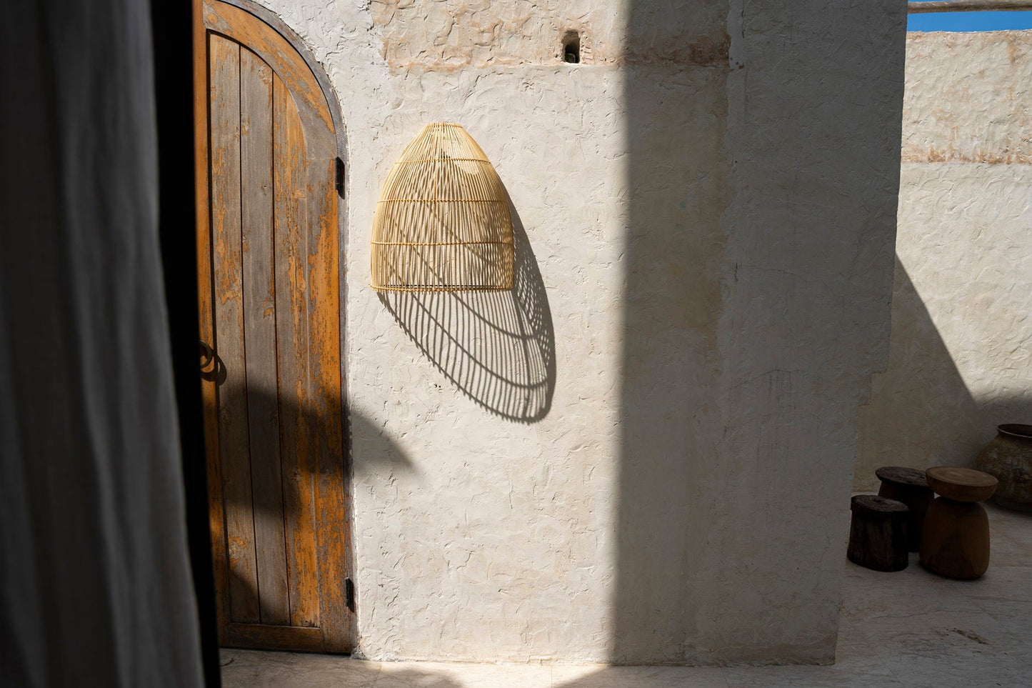 The Lalo Applique Wall Lamp - Natural - L