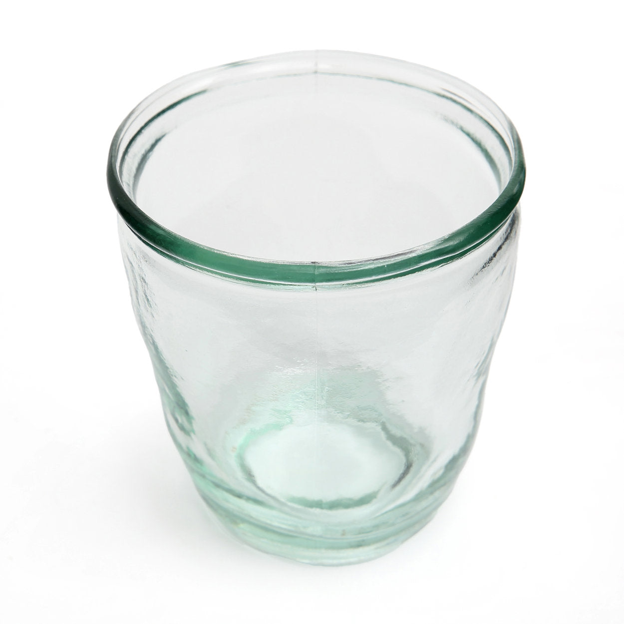 El vaso de vidrio - Azul