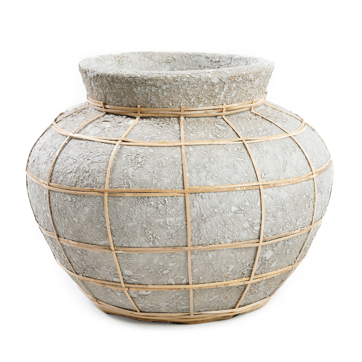 The Belly Vase - Natural Concrete - S