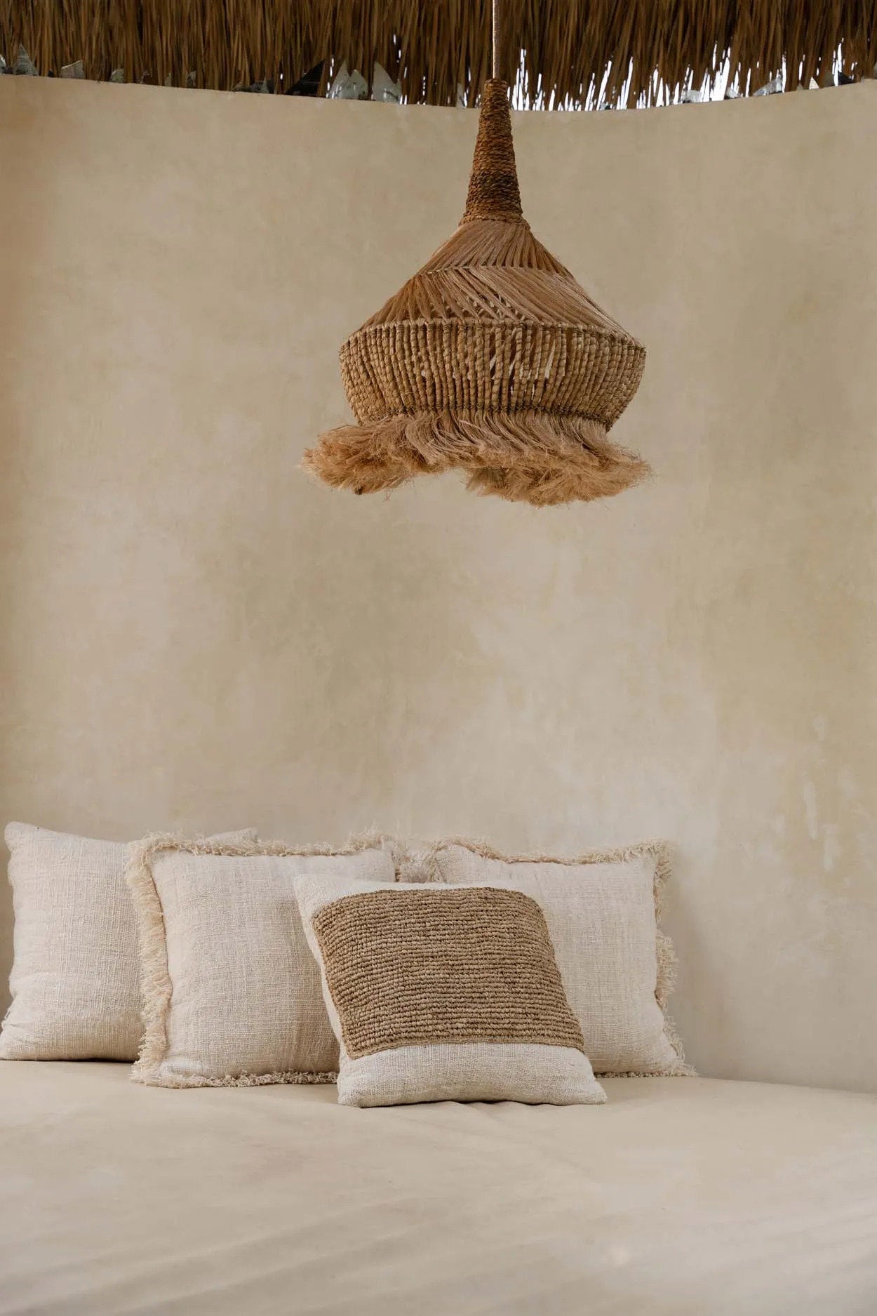 The Hippy Tipi Hanging Lamp - Natural - L