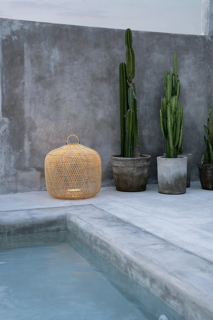 The Batu Bolong Hanging Lamp - Natural - L