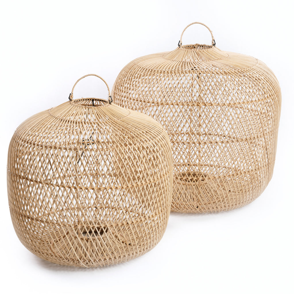 The Batu Bolong Hanging Lamp - Natural - M