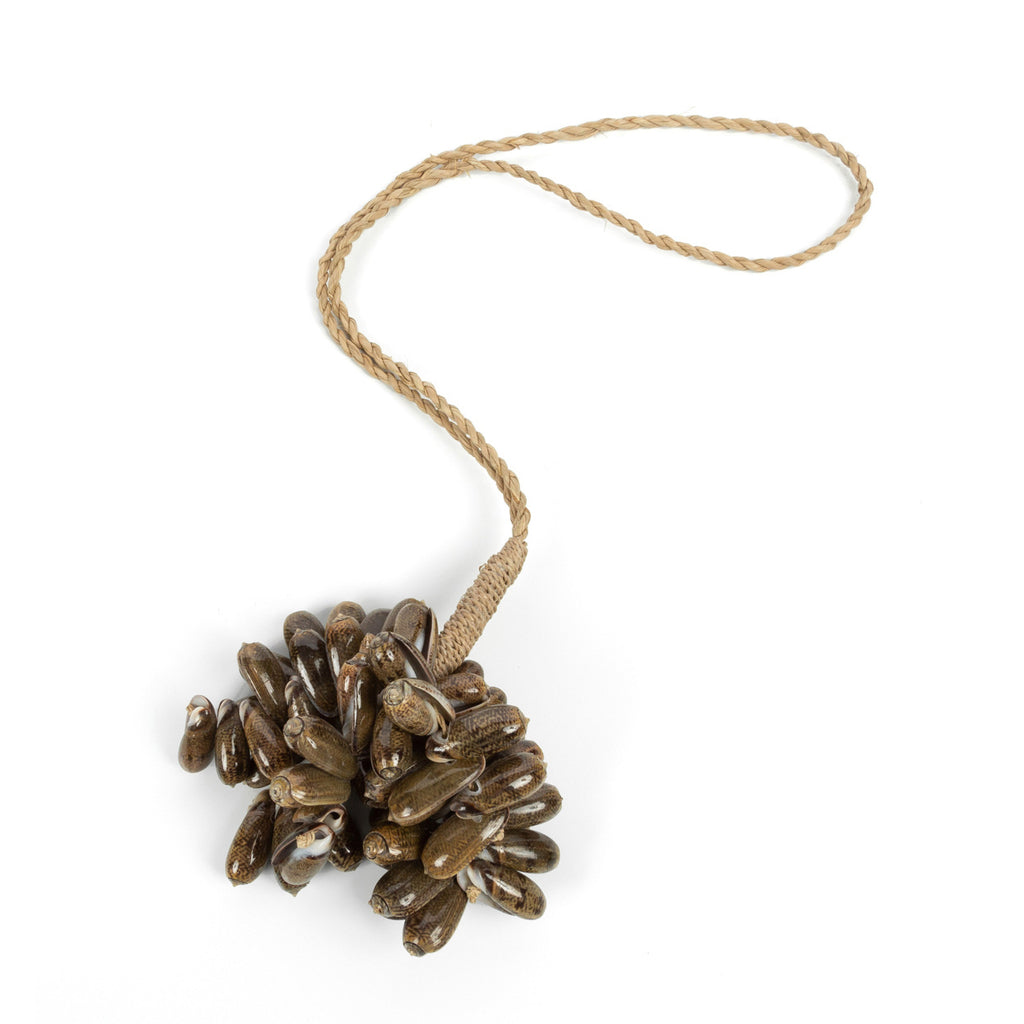 The Brown Cowrie Shell Hanging Decoration