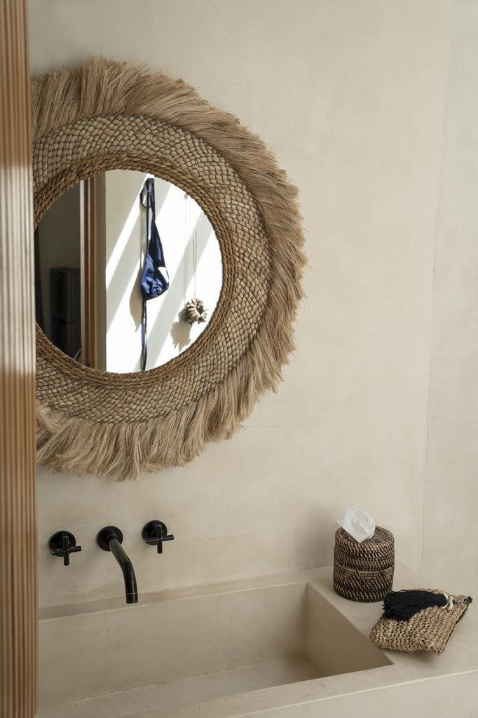 The Capri Mirror - Natural - L