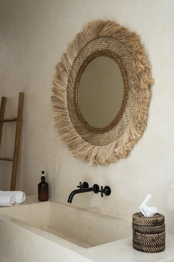 The Capri Mirror - Natural - L