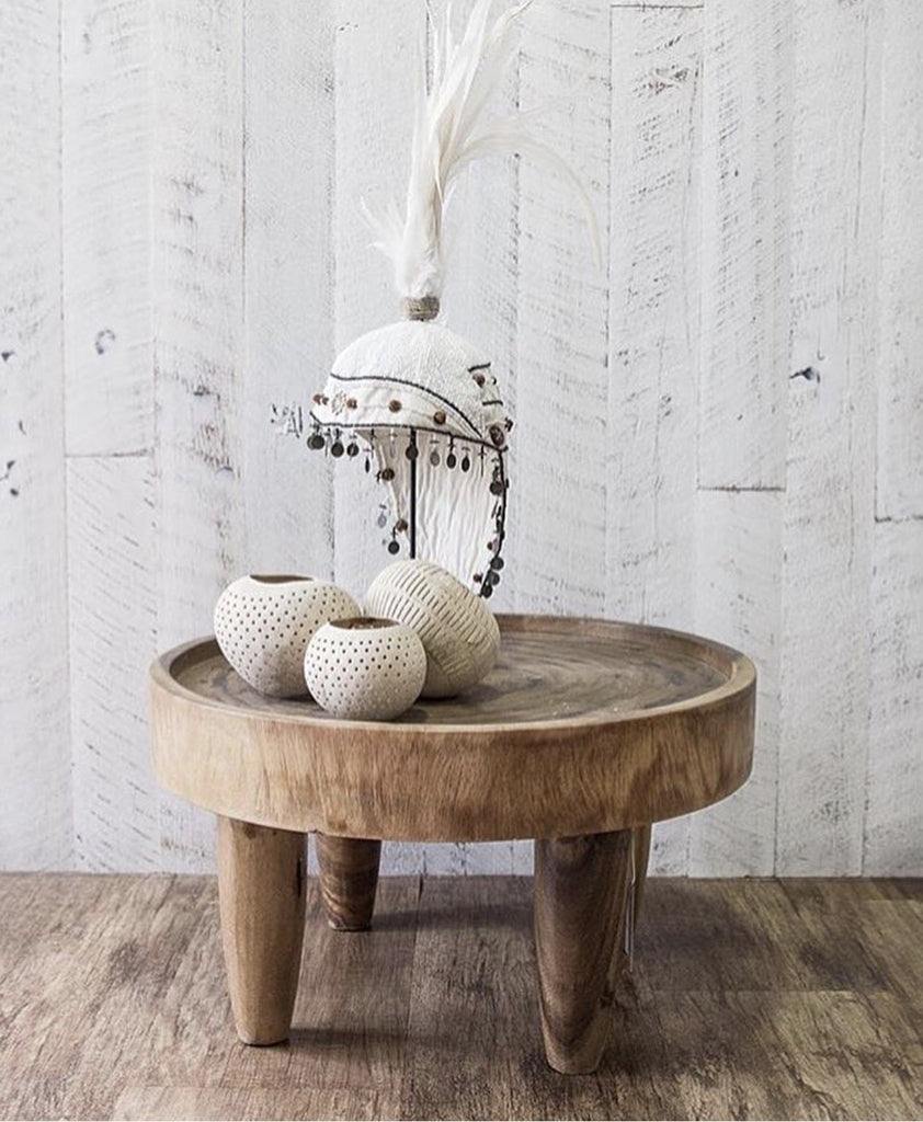 The Coconut Spot Candle Holder - Natural