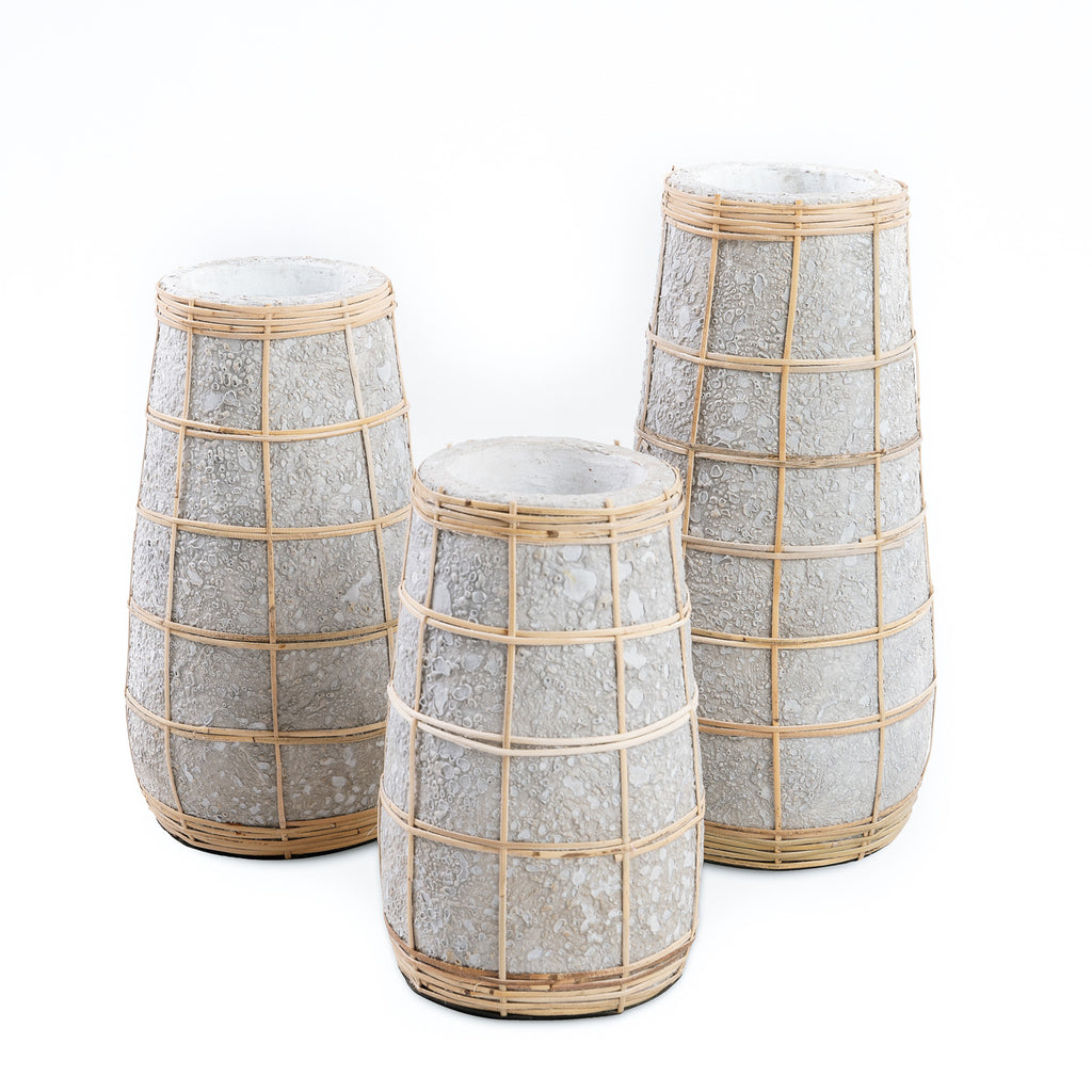 The Cutie Vase - Concrete Grey Natural - L