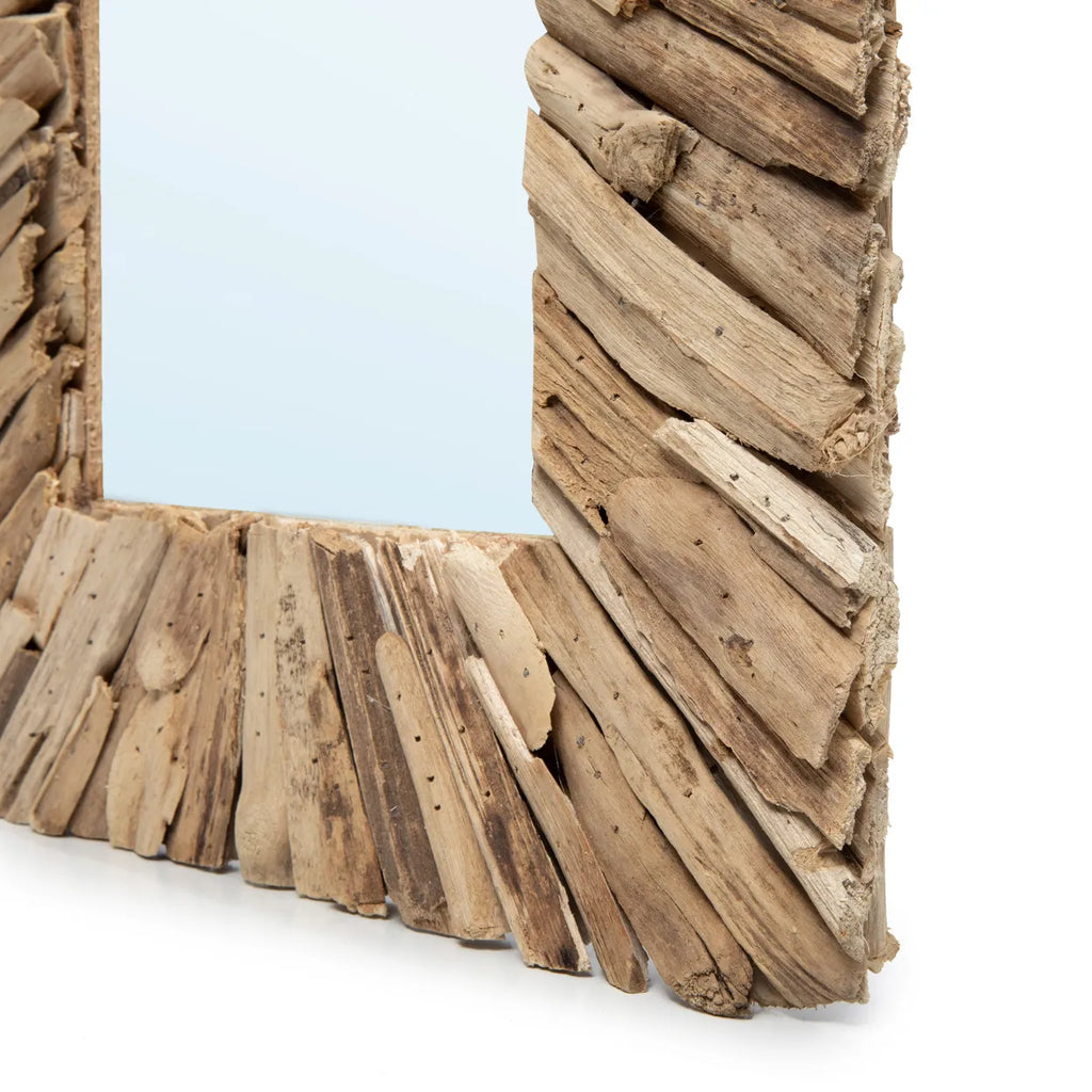 The Driftwood Framed Mirror - Natural - M