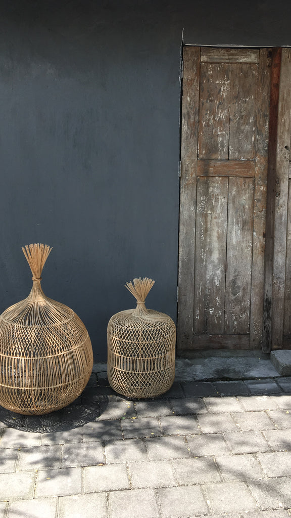 The Dumpling Hanging and Floor Lamp - Natural - M