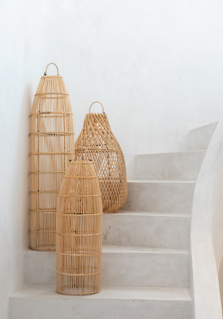 The Fish Trap Pendant Lamp - Natural - L