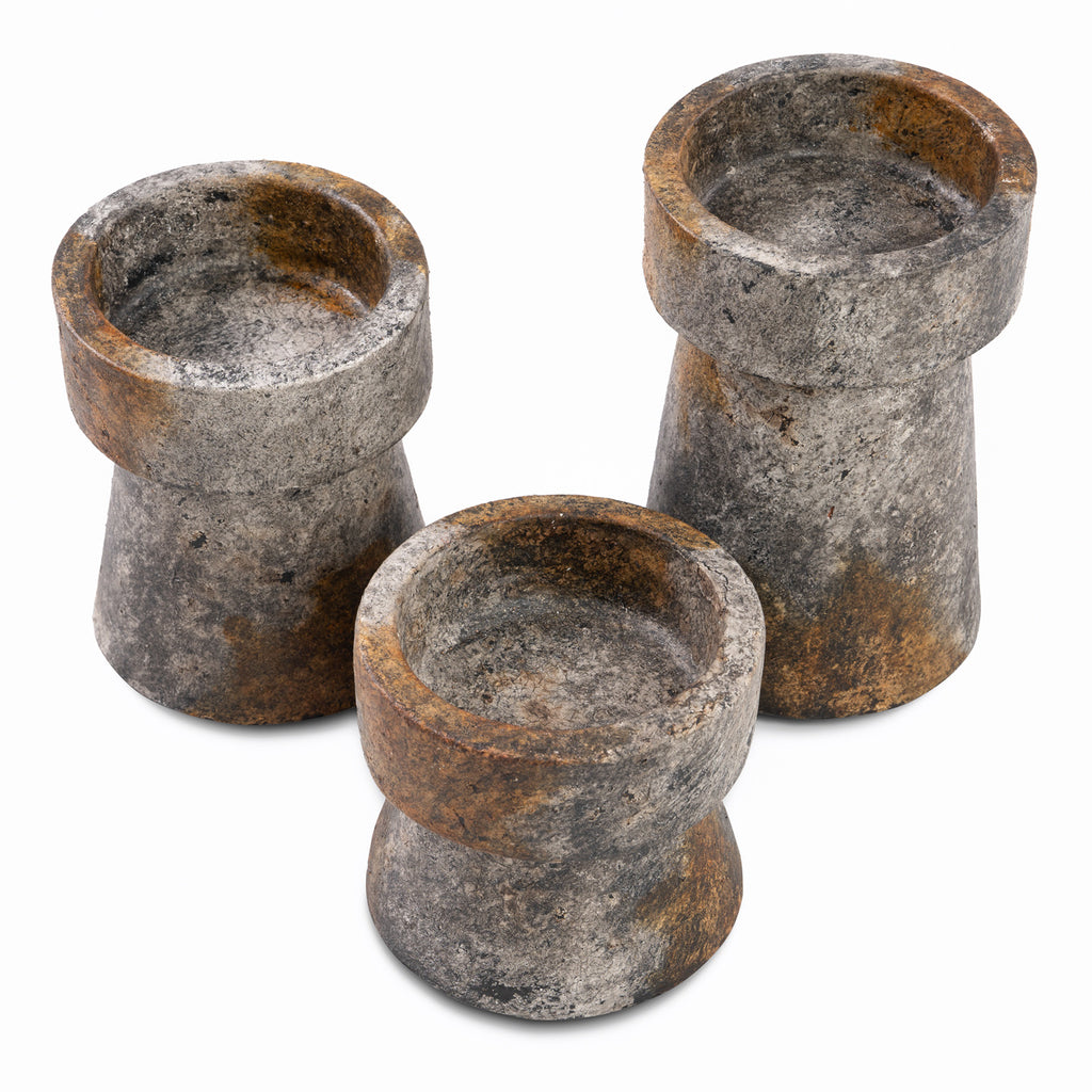 The Gypsy Candle Holder - Antique Gray - L