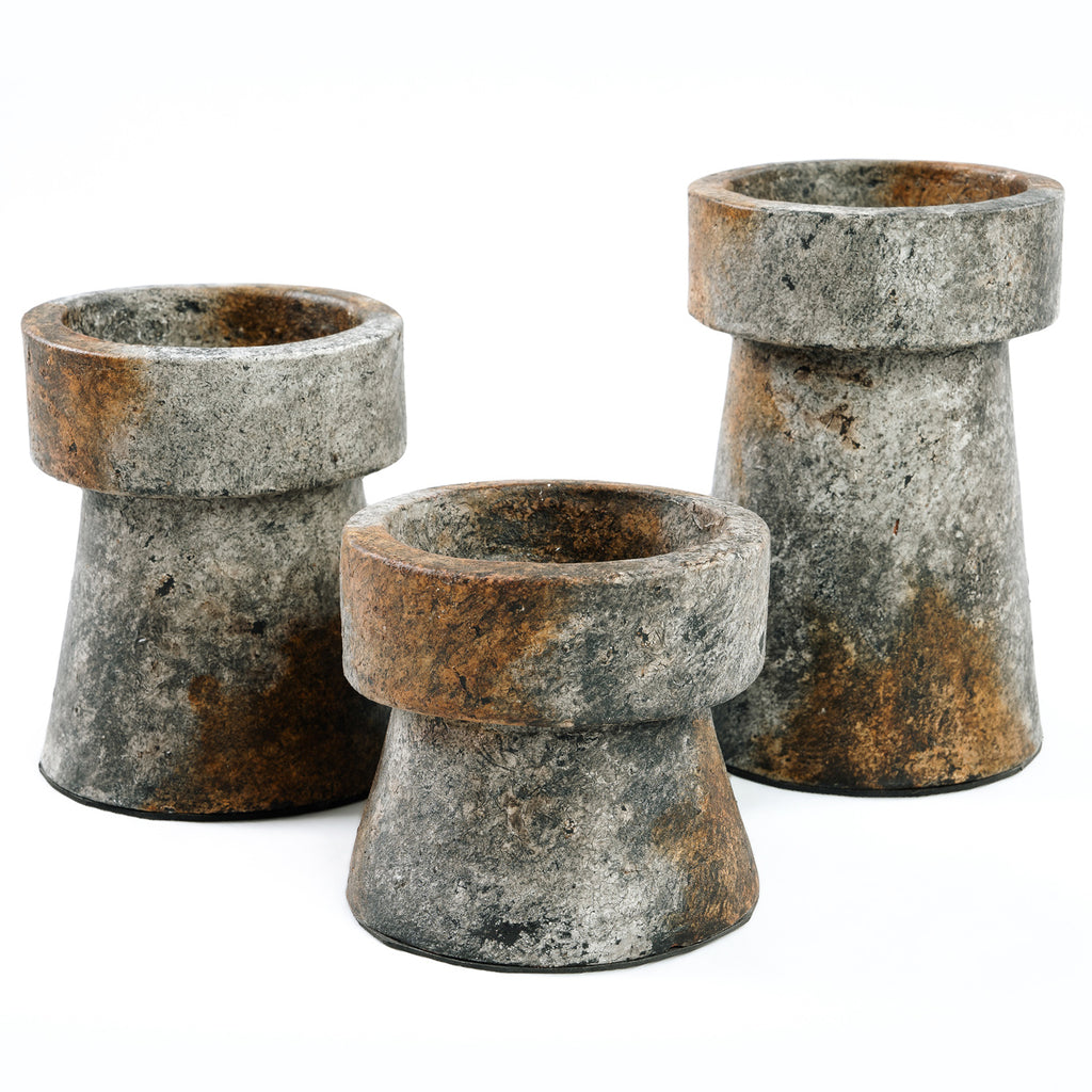 The Gypsy Candle Holder - Antique Gray - L