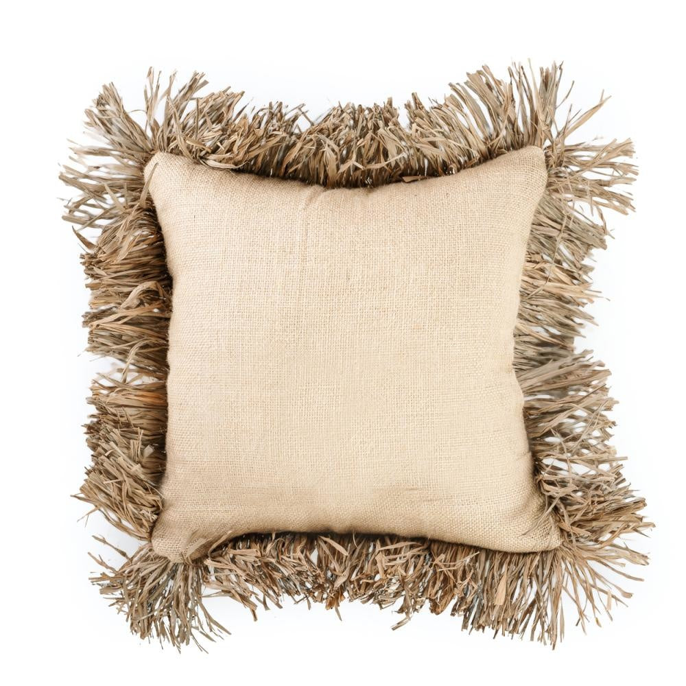 The Jute Bonita Cushion Cover - Natural - 40x40