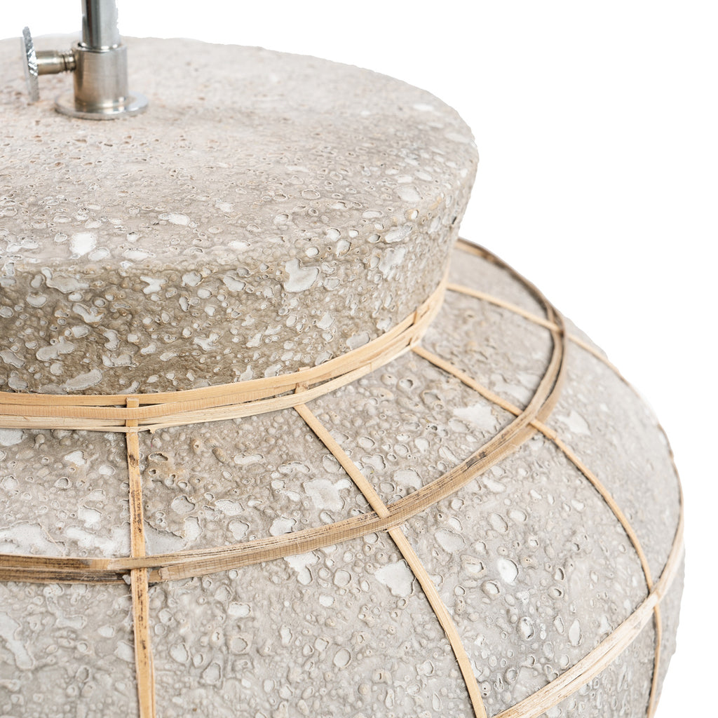 The Kythira Table Lamp - Natural Concrete Grey