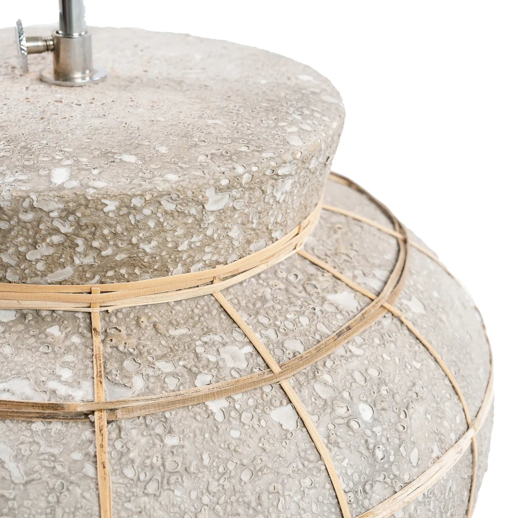 The Kythira Table Lamp - Natural Concrete Grey