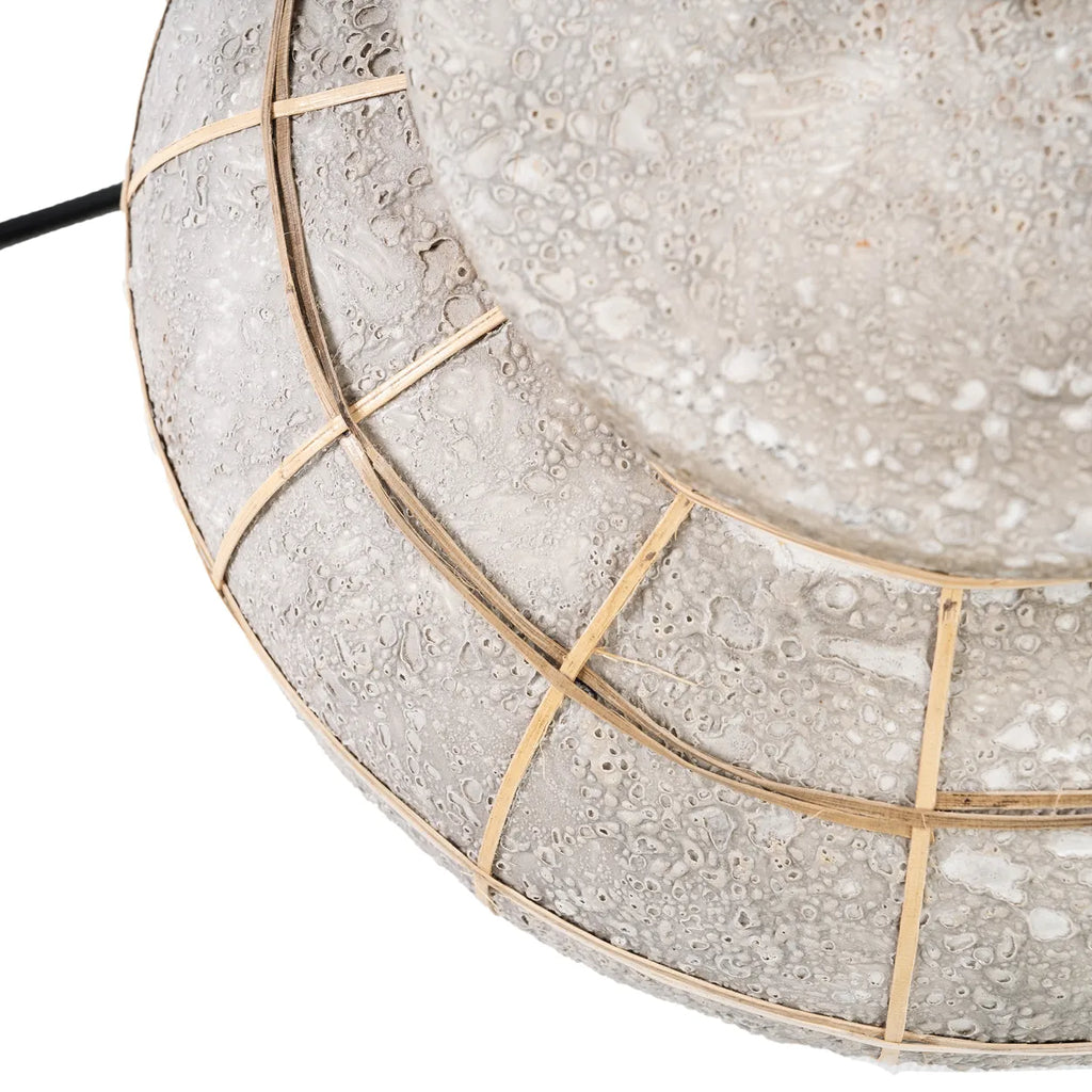 The Kythira Table Lamp - Natural Concrete Grey