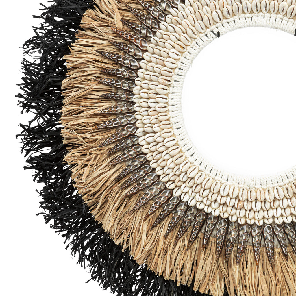 The Mojo Raffia on Stand - Decoration - Natural Black