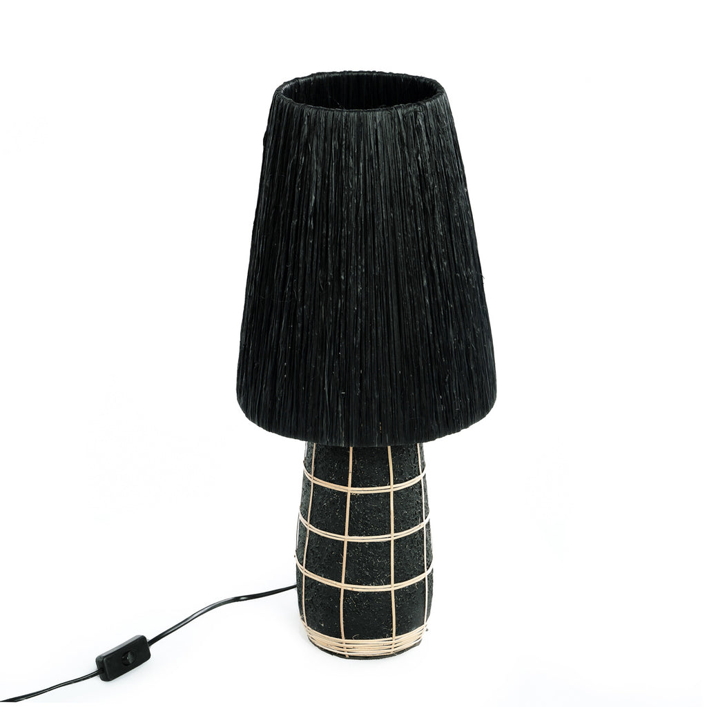 The Naxos Table Lamp - Black Natural