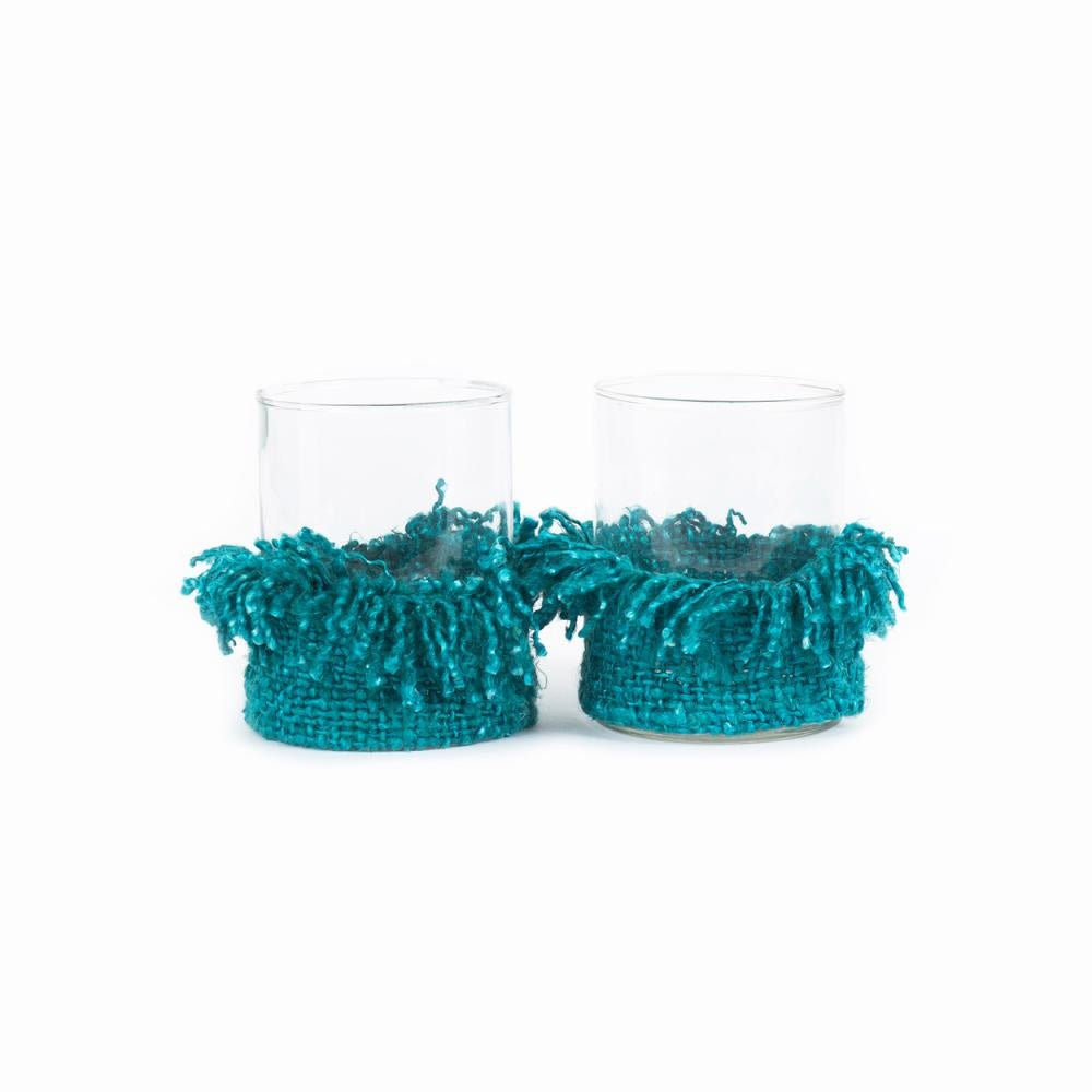 The Oh My Gee Candle Holder - Aqua - L