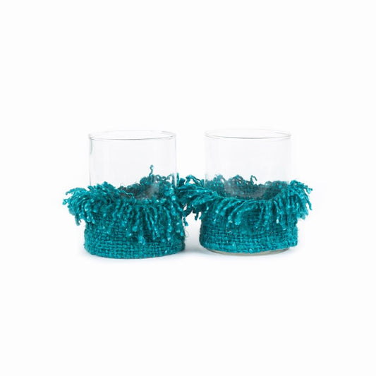 The Oh My Gee Candle Holder - Aqua - L