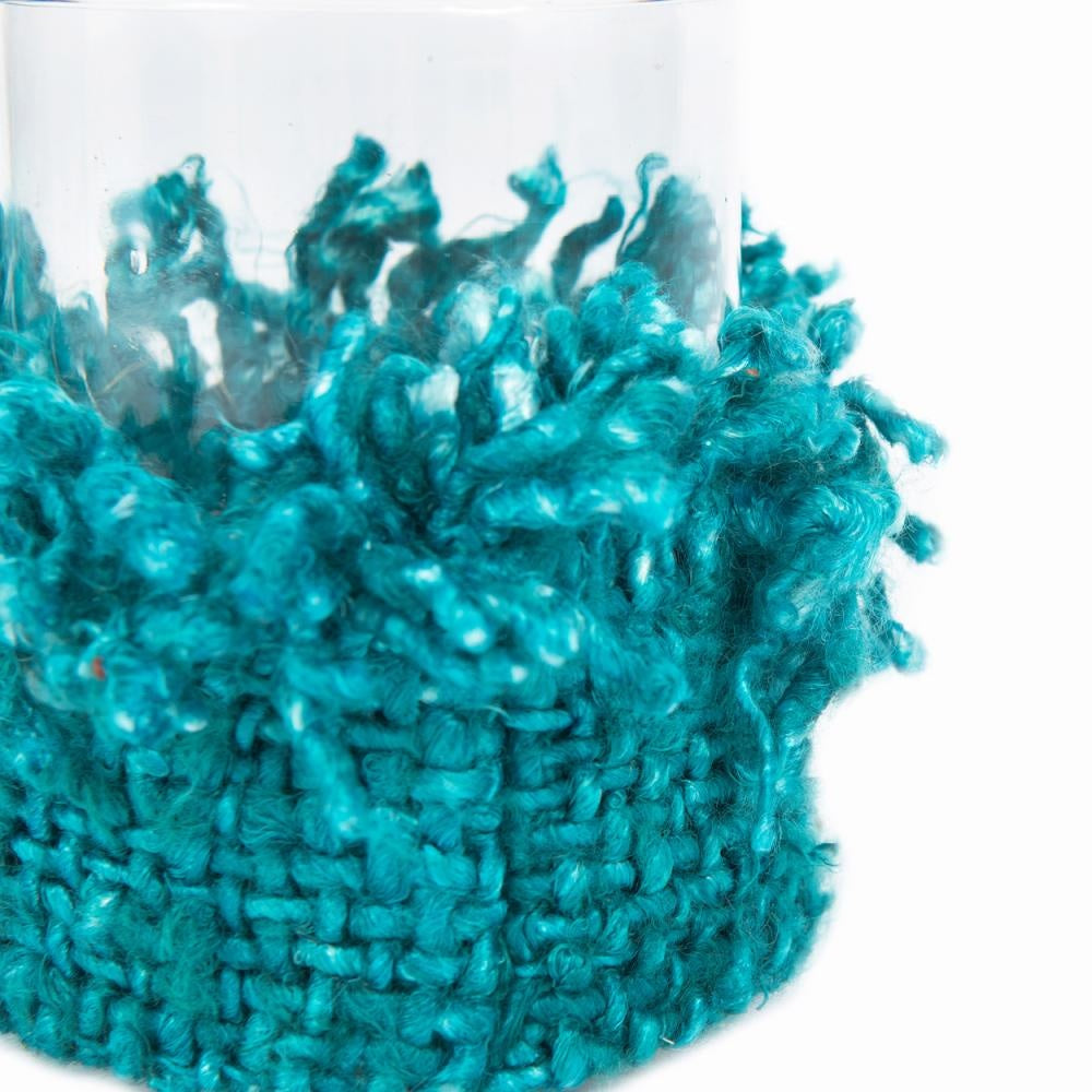 The Oh My Gee Candle Holder - Aqua - L