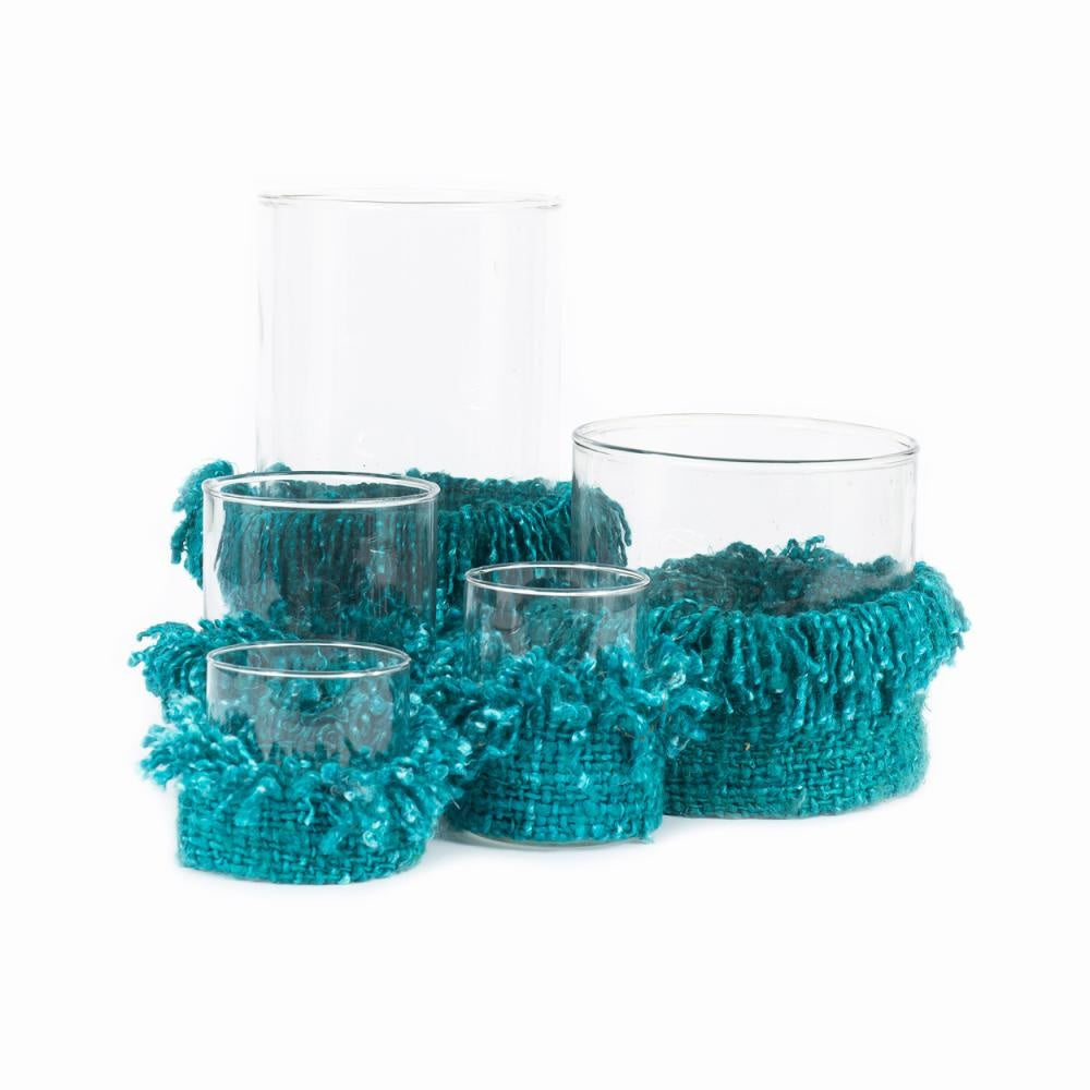 The Oh My Gee Candle Holder - Aqua - L