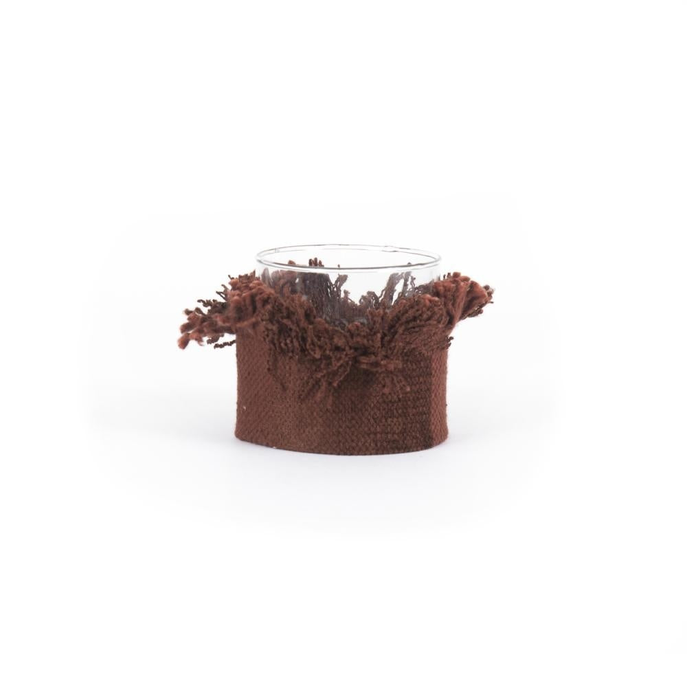 The Oh My Gee Candle Holder - Bordeaux Velvet - M