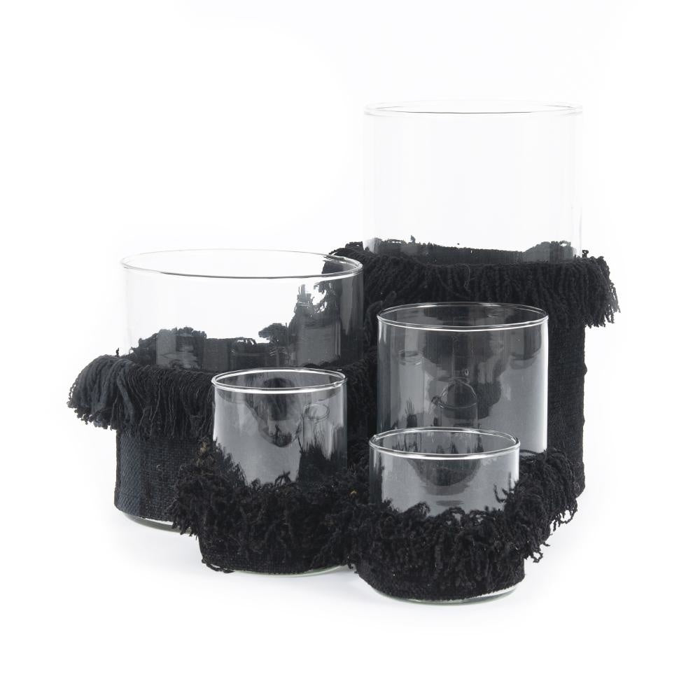 The Oh My Gee Candle Holder - Black Velvet - XXL