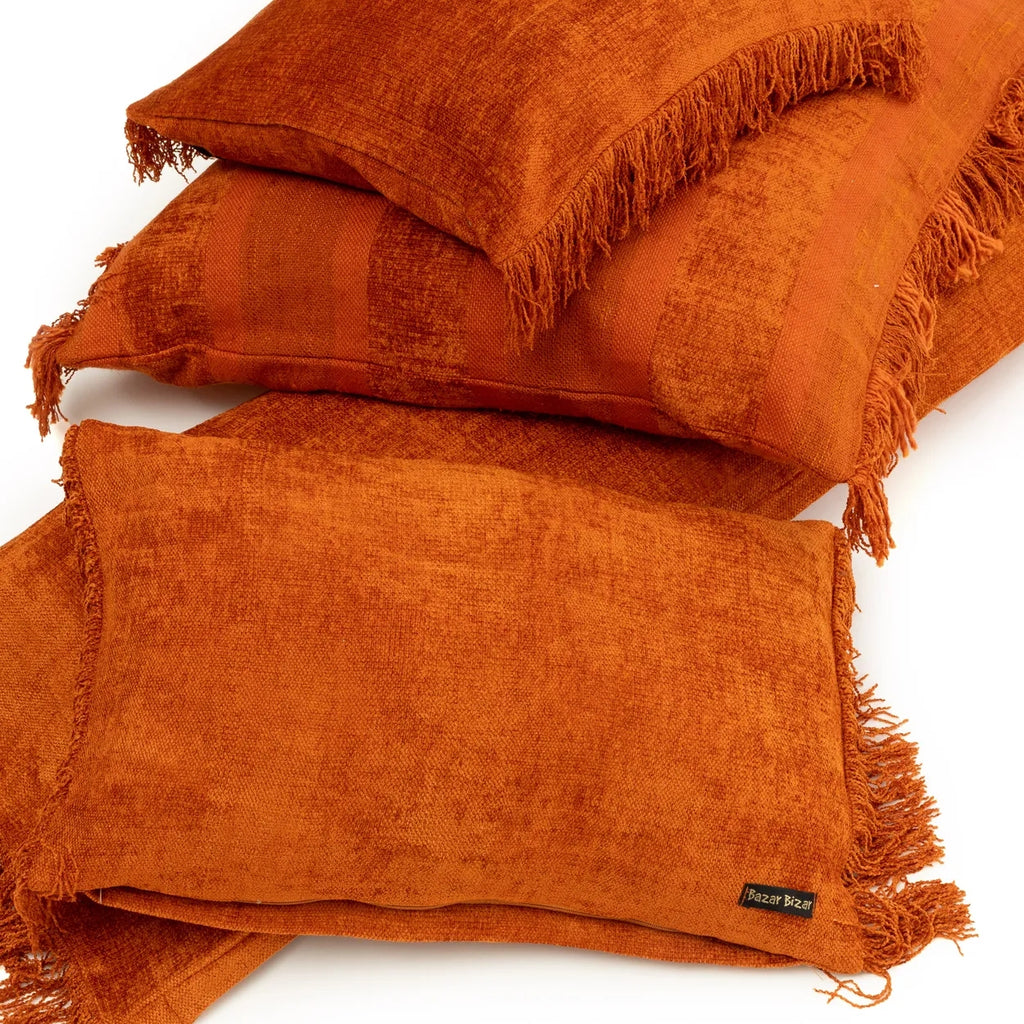 The Oh My Gee Cushion Cover - Rust Velvet - 60x60