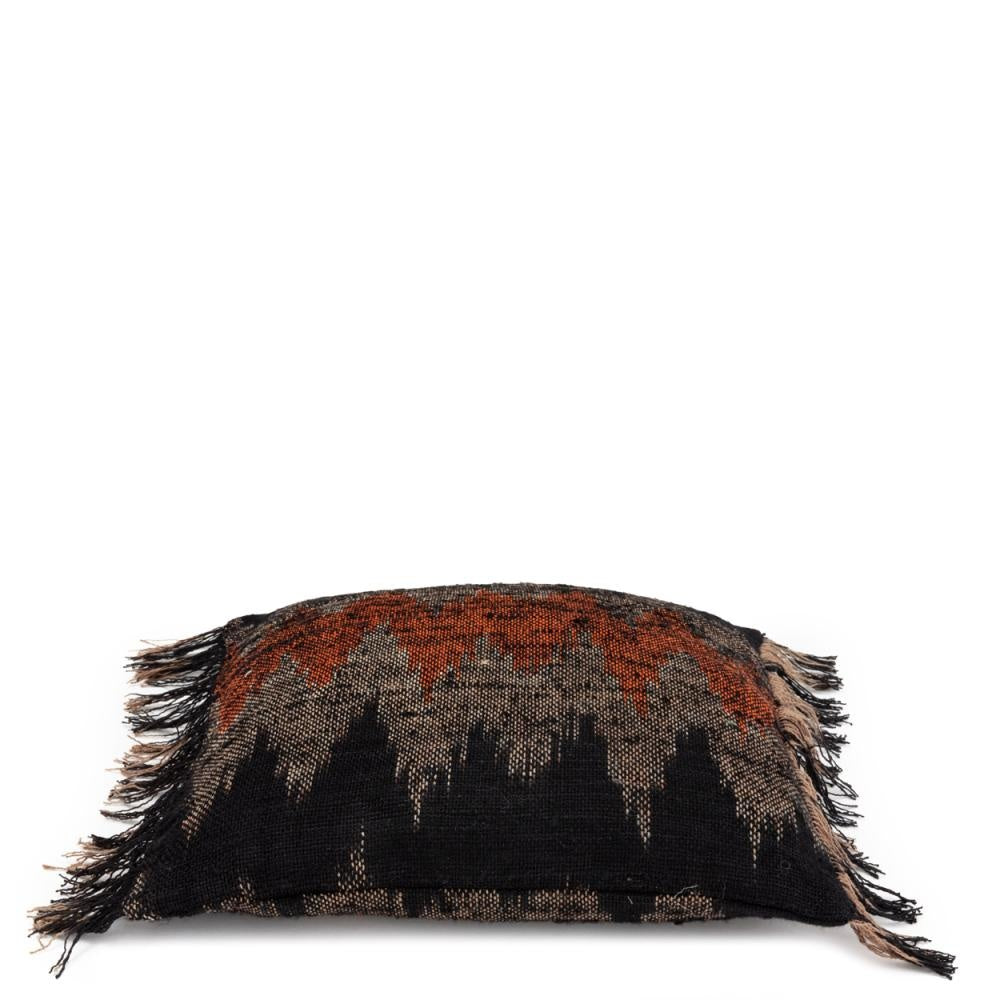 The Oh My Gee Cushion Cover - Black Orange - 40x40