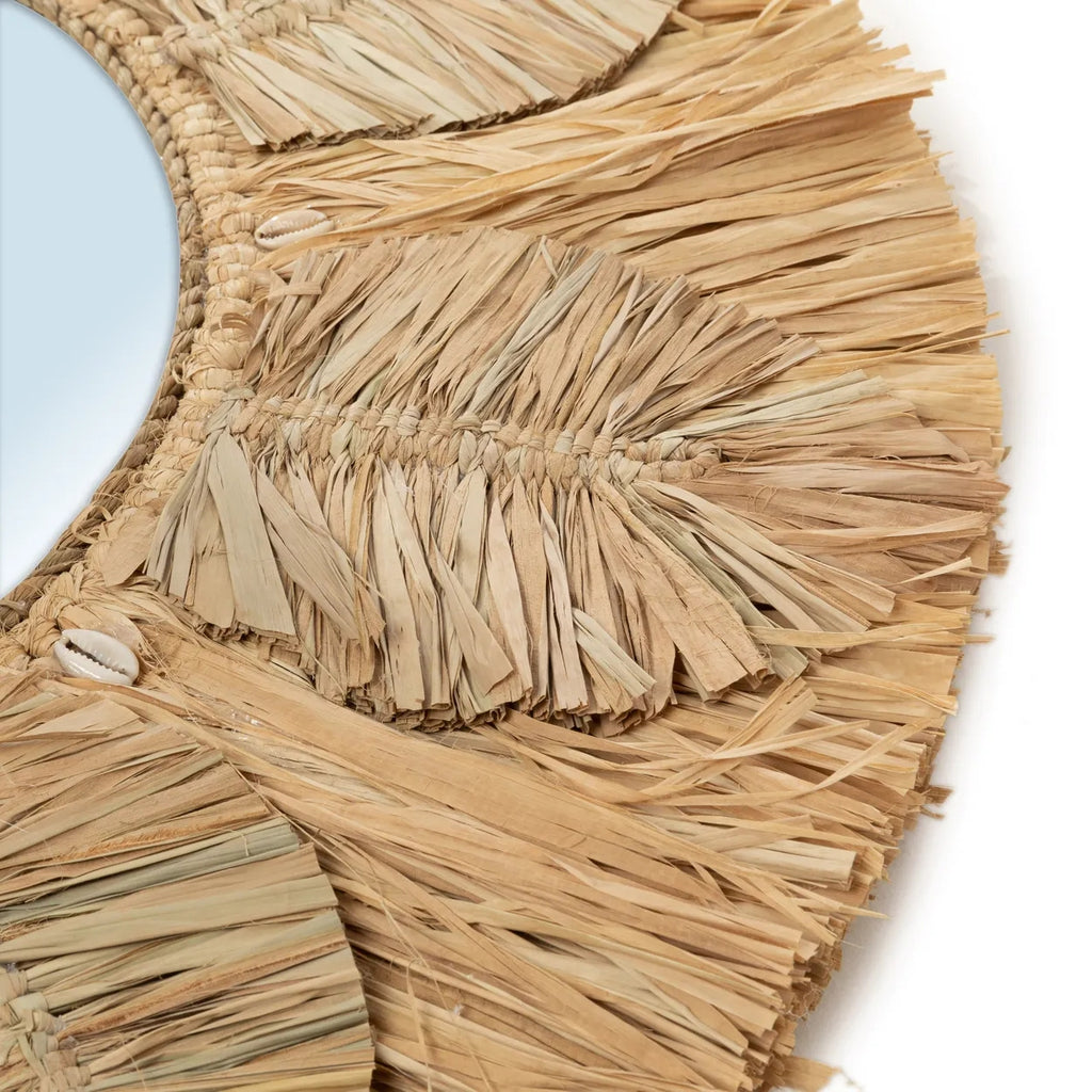 The Palm Tree Mirror - Natural - M