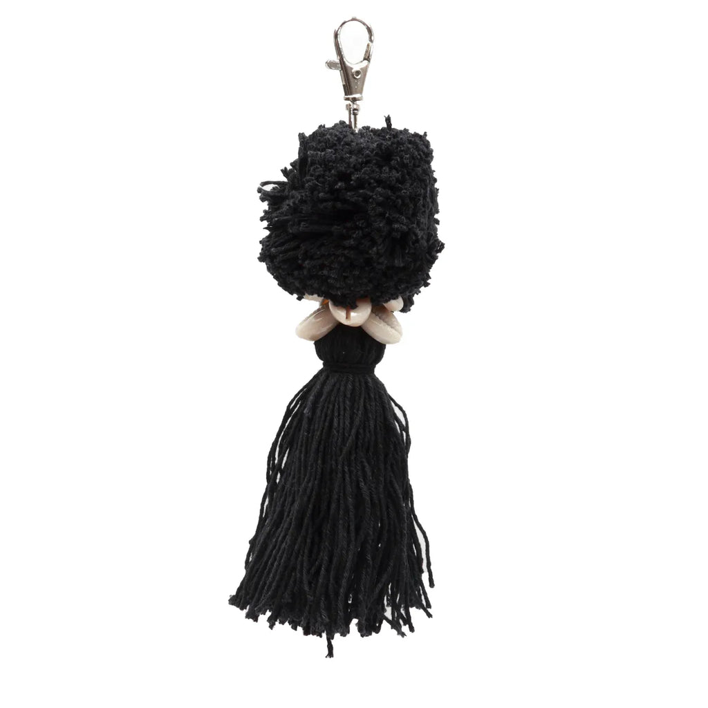 The Pom Pom Keychain - Black