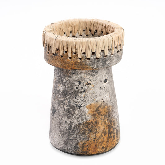 The Pretty Candle Holder - Antique Gray - L