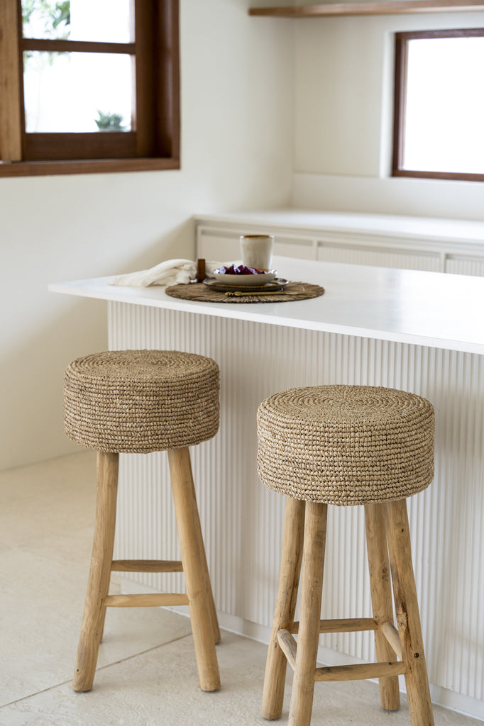 The Raffia Barstool