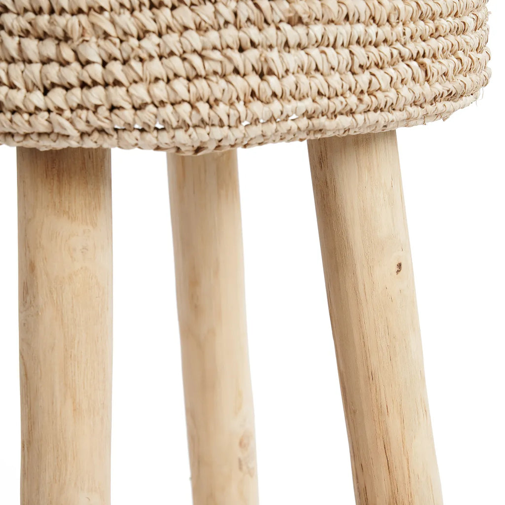 The Raffia Barstool