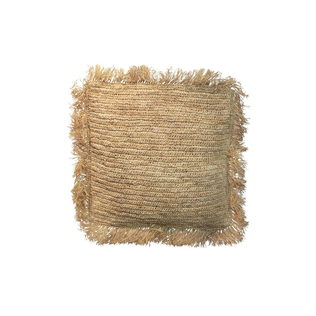 The Raffia Cushion Cover - Square - Natural - 40x40