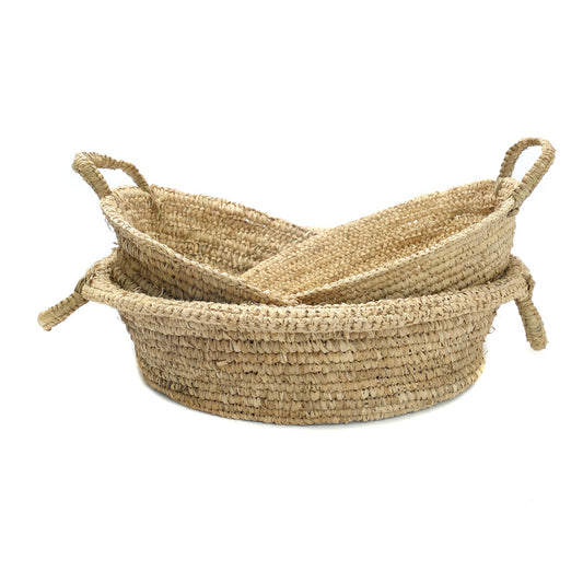 De Raffia Mand - Naturel - L