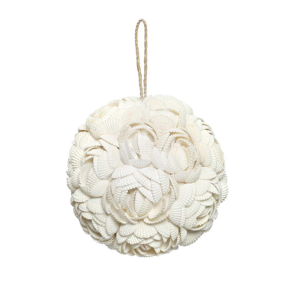 De Rose Shell Bal Hanger - White - L