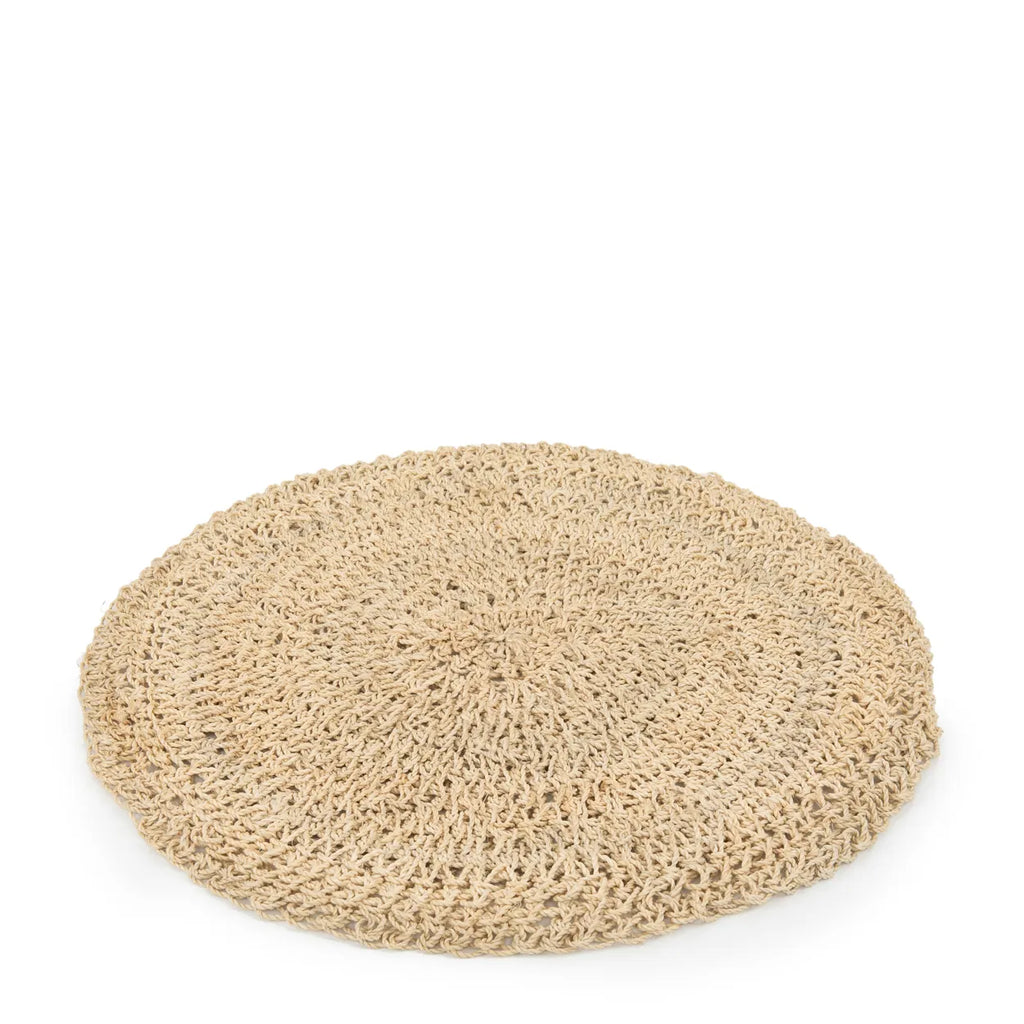 The Seagrass Placemat Round - Natural