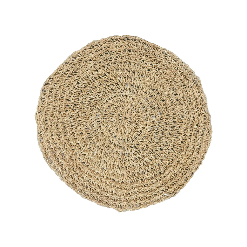 The Seagrass Placemat Round - Natural