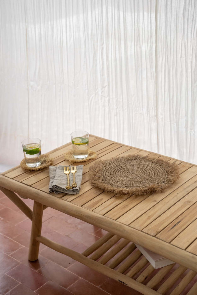 The Seagrass Raffia Placemat - Natural